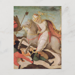 Postal La aparición de San Ambrosio