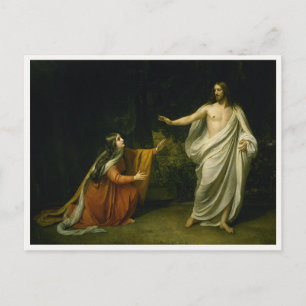 Postal La apariencia de Cristo de Ivanov ante Mary Magdal