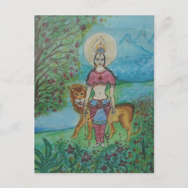 Postal La artesanía (Anverso)