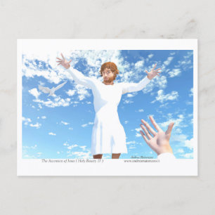 Postal La Ascensión de Jesús