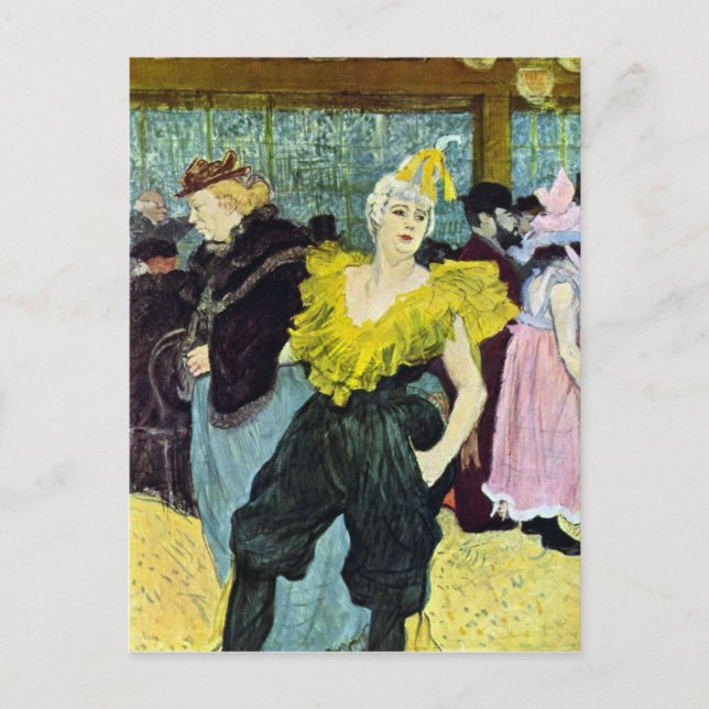 Postal La austeridad de Toulouse-Lautrec