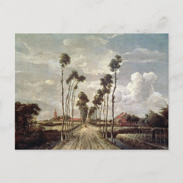 Postal La Avenida en Middelharnis, 1689 (Anverso)