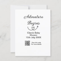 La aventura comienza con la ducha de bebé barrido