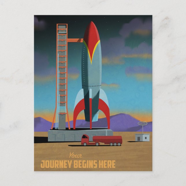 Postal La aventura empieza aquí (Anverso)