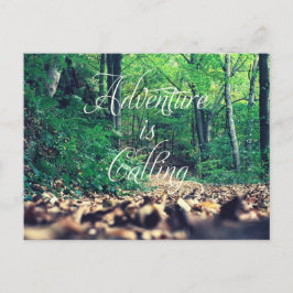 Postal La aventura es llamar