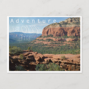 Postal La aventura está ahí fuera