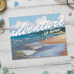 Postal La aventura está aquí - Arriba el Norte de Michiga