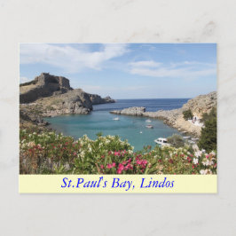 Postal La bahía de San Pablo, Lindos