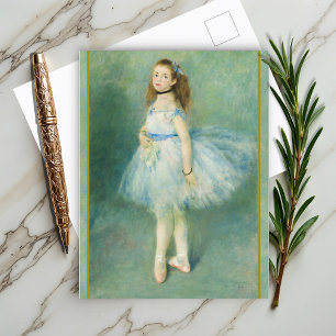 Postal La bailarina de Auguste Renoir