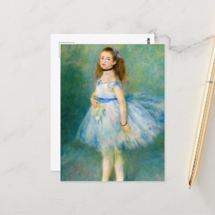 Postal La bailarina de Pierre-Auguste Renoir