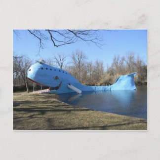 Postal La ballena azul de Catoosa
