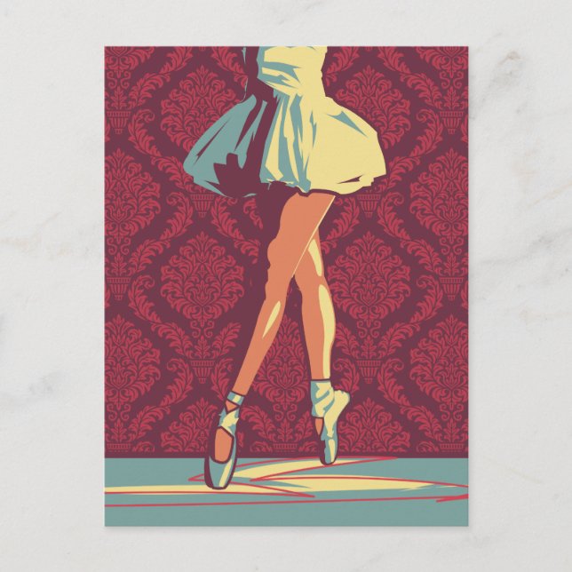 Postal La Ballerina (Anverso)