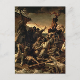 Postal La balsa de la Medusa - Théodore Géricault