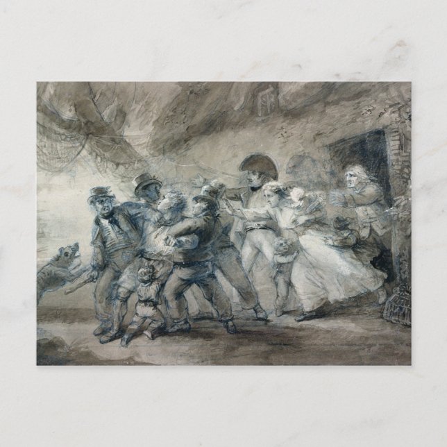 Postal La banda de prensa (Anverso)