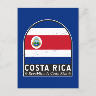 Postal La bandera de Costa Rica tiene mal sabor