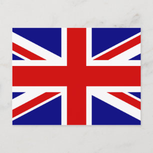 Postal La bandera de la bandera de la bandera de la Unión