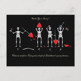 Postal La Bandera Negra Del CAPITÁN MAYFLOWER