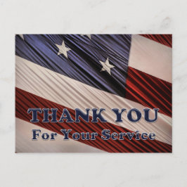 Postal La bandera patriótica de los veteranos militares d