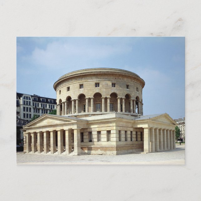Postal La Barriere de La Villette, 1784-87 (Anverso)