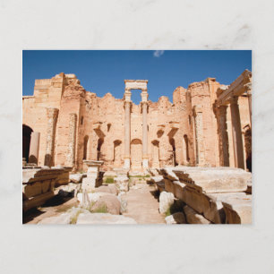 Postal La Basílica de Septimio Severo, Leptis Magna, Al K