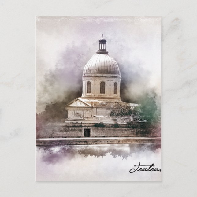 Postal La Basilique Saint-Pierre de Toulouse. (Anverso)