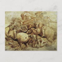 La batalla de Anghiari de Leonardo da Vinci
