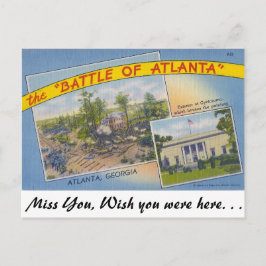 Postal La batalla de Atlanta