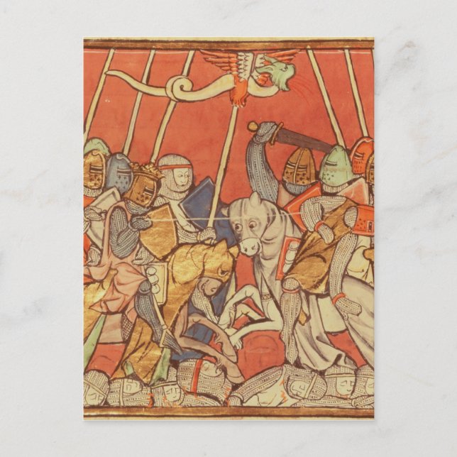 Postal La batalla de Bedigran (Anverso)