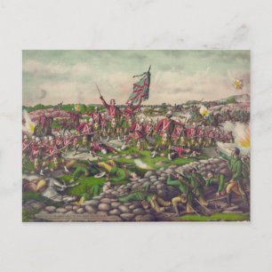 Postal La batalla de Belmont en la Guerra Británica Boer 