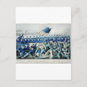 Postal La batalla de Malvern Hill, Va. 1 de julio de 1862