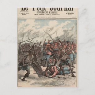 Postal La batalla de Manipur