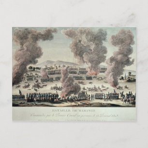 Postal La batalla de Marengo