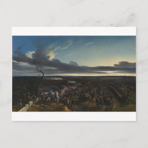 Postal La batalla de Montmirail por Horace Vernet
