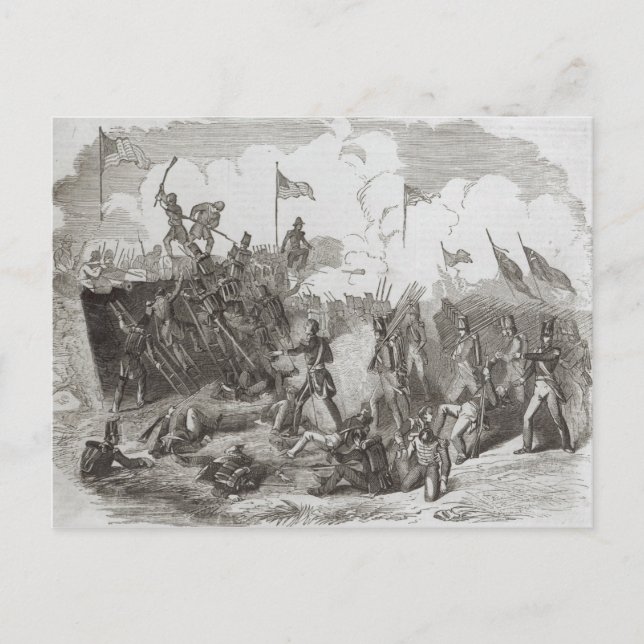 Postal La batalla de Nueva Orleans (Anverso)