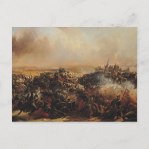 Postal La batalla de Sebastopol