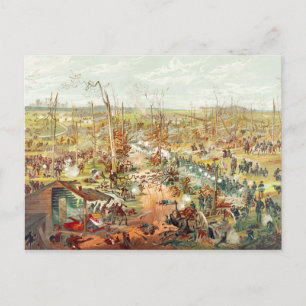 Postal La batalla de Shiloh