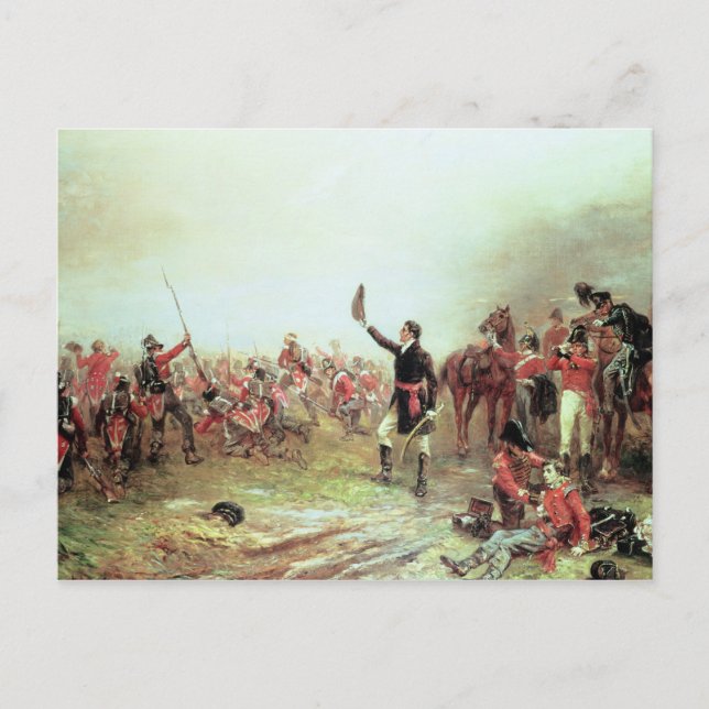 Postal La batalla de Waterloo, 18 de junio de 1815 2 (Anverso)