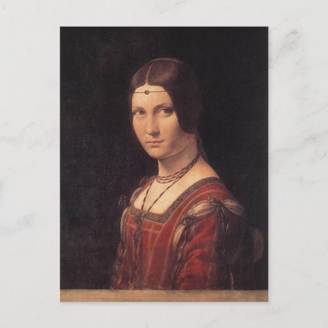 Postal La belle Ferronière (Anverso)