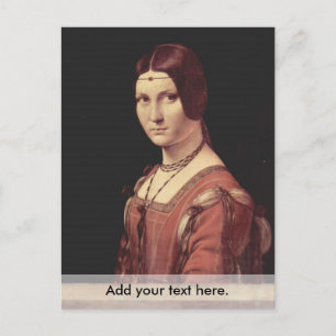 Postal La belle ferronnière