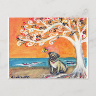 Postal la belleza del naranja