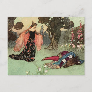 Postal La belleza y la bestia - Goble de Warwick