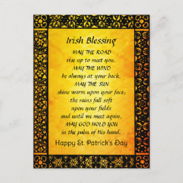 Postal La bendición de los viejos irlandeses, el día de S