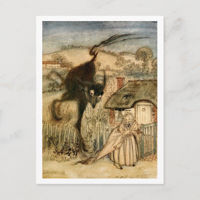 Postal La Bestia Bogey (Anverso)