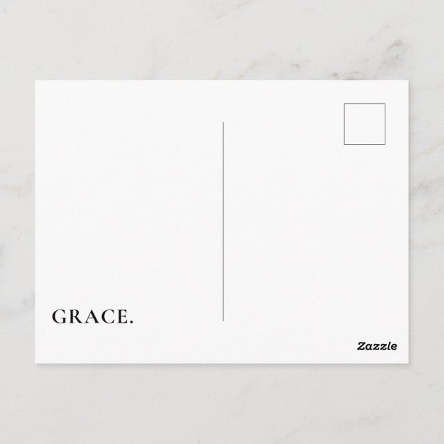 Postal La Biblia Cristiana Jesús Verso Postcard (Reverso)