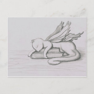 Postal La bibliotecaria