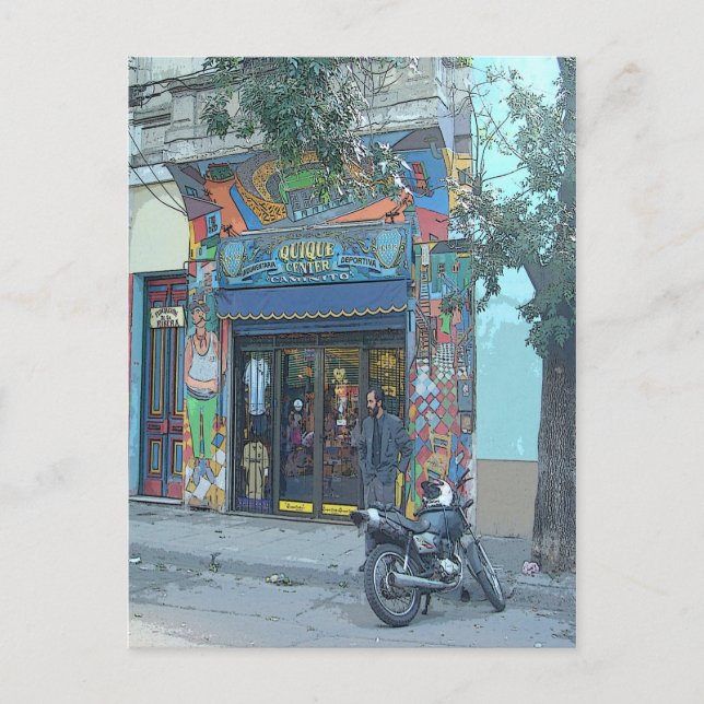 Postal La Boca - Buenos Aires (Anverso)