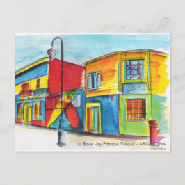 Postal La Boca - por Patricia Vidour - ARGENTINA