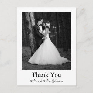 Postal La boda de la foto le agradece