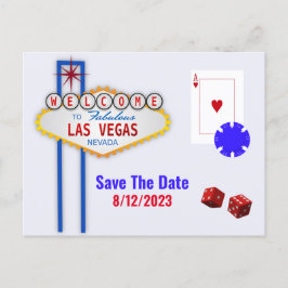 Postal La boda de Las Vegas Salvar la fecha
