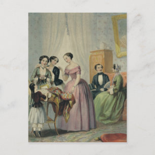 Postal La boda presente